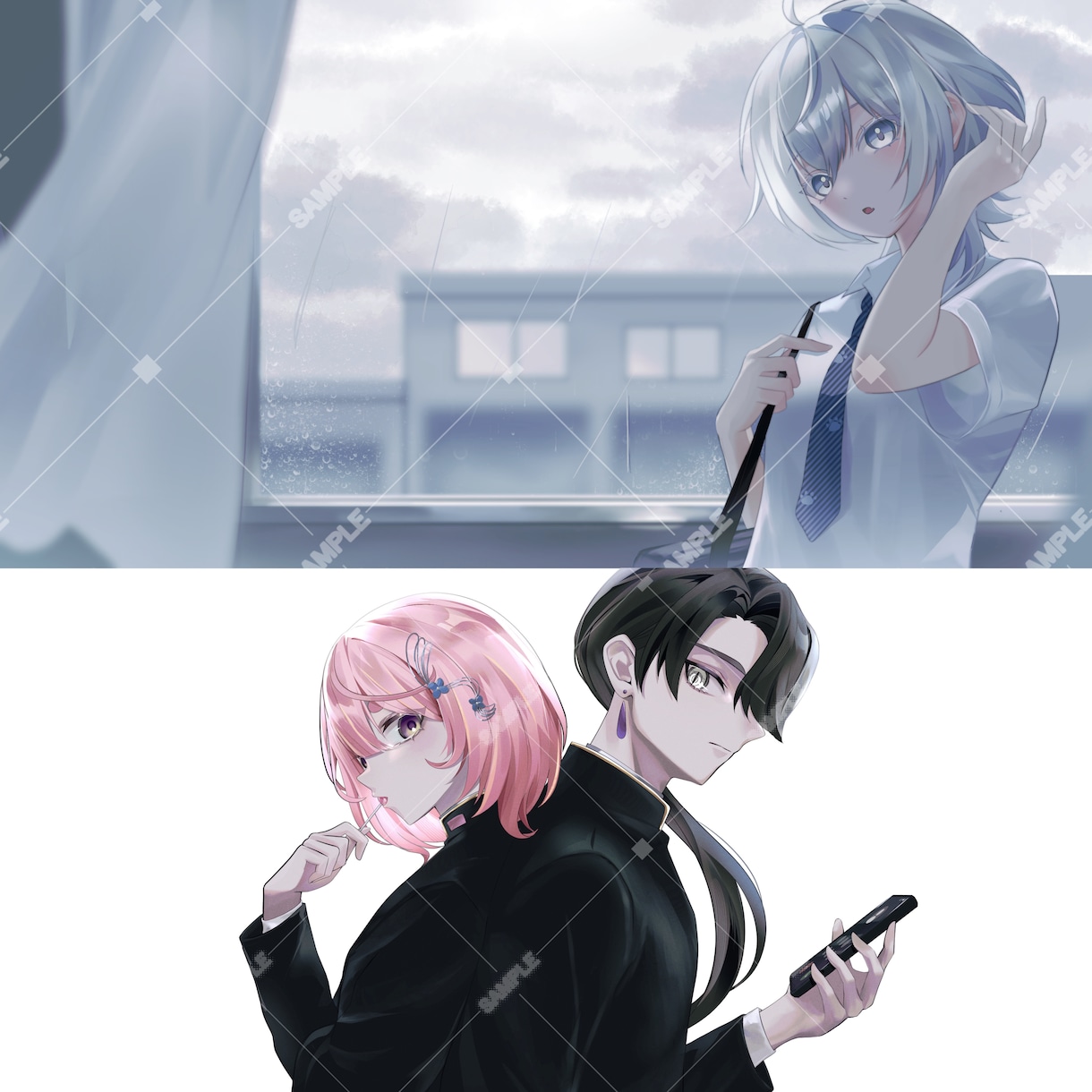 配信活動に使えるイラストを制作します 歌ってみたやサムネイル、MV用イラストを制作します イメージ7