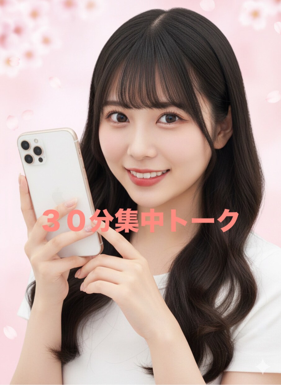 ３０分でオールジャンルのお話楽しめます ３０分集中トーク相談したいことオールジャンルOK イメージ1