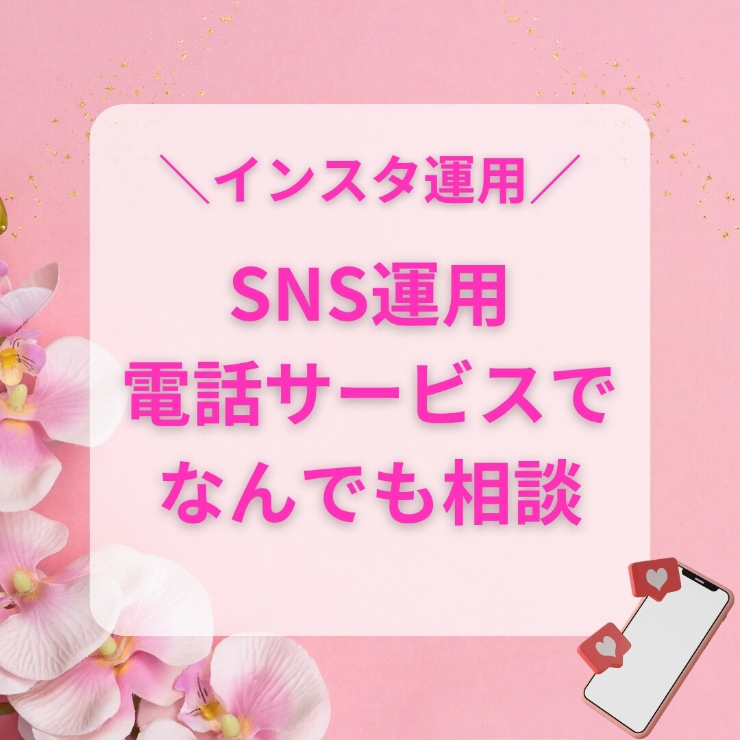 インスタなどSNS運用の質問に答えます SNS動線やプロフィール、統合コンセプトなどの作り方 イメージ1