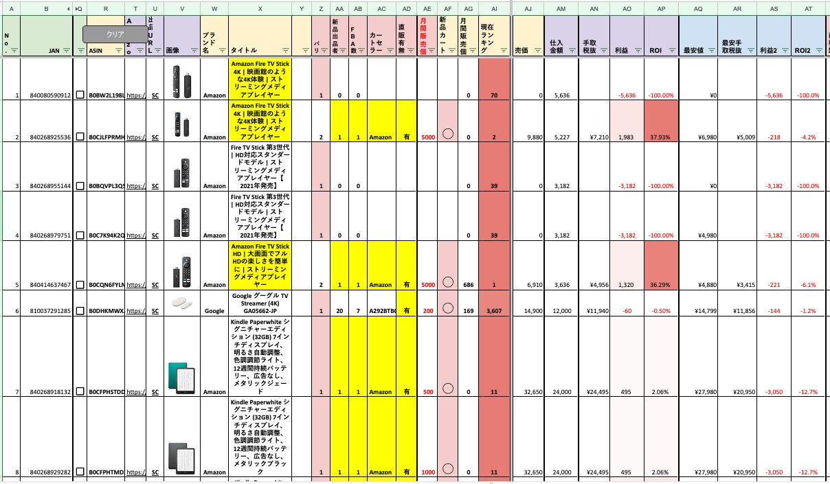 JANからAmazonリサーチします JAN渡すだけ 即日対応 10000件でも対応可 イメージ2
