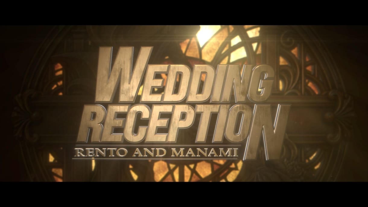 ハリウッド映画予告風の結婚式オープニング作ります 映画館さながらの大迫力の映像で披露宴の幕開けを演出します！ イメージ1