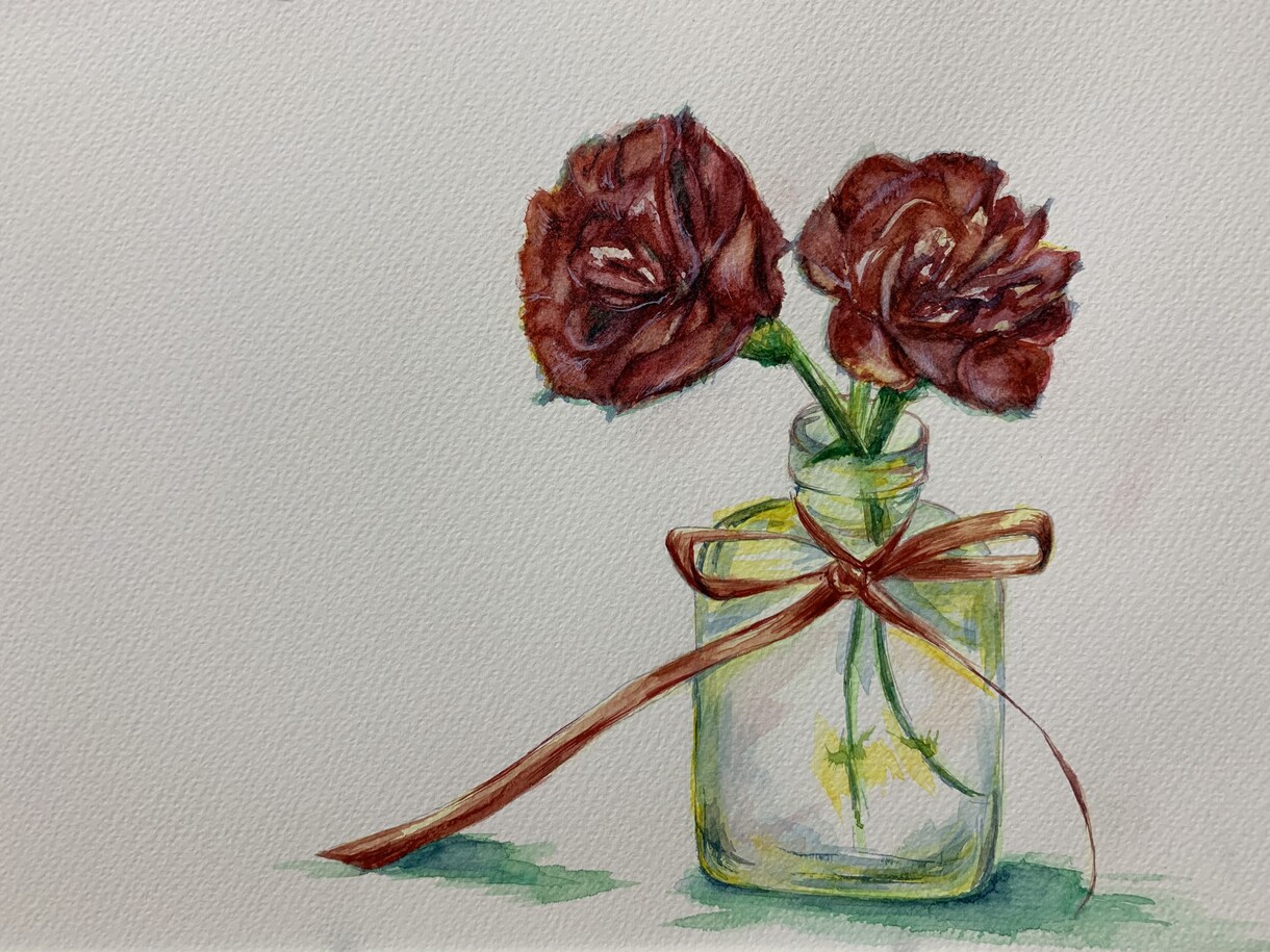 水彩画お描きします 似顔絵、ペット、お花、食べ物など イメージ3