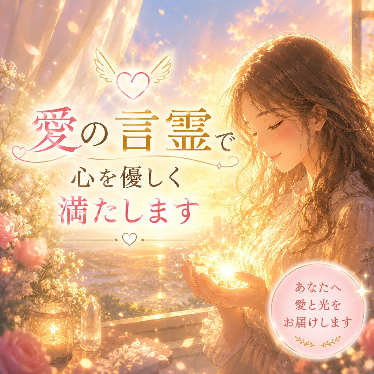愛の言霊♡で心を優しく✧満たします ⚖️疲れた心に愛と光を届ける癒しのリーディング✧ イメージ1
