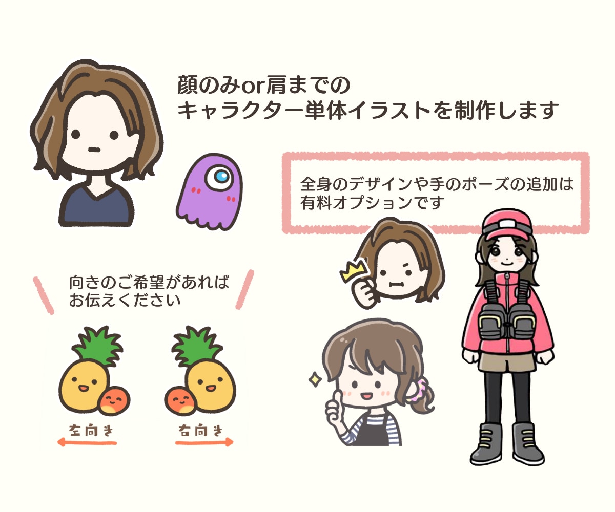 表情差分追加OK！ゆるかわイラストアイコン描きます 目を引くかわいいデフォルメキャラで好印象☺︎aiデータも可能 イメージ3