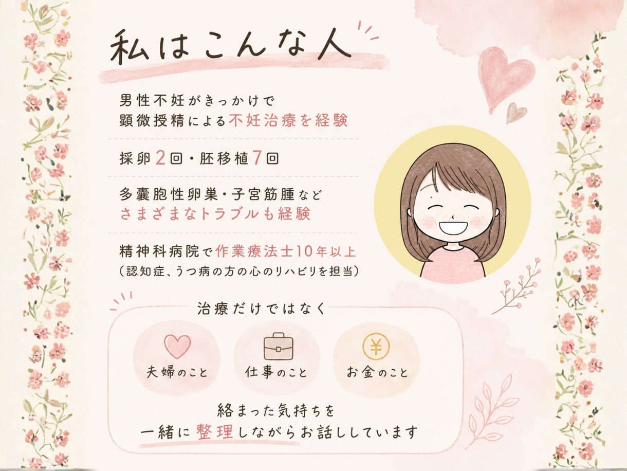 不妊治療で夫婦関係が苦しい方、黒い感情お聞きします 誰にも言えない男性不妊の本音、安心して話してください。 イメージ3
