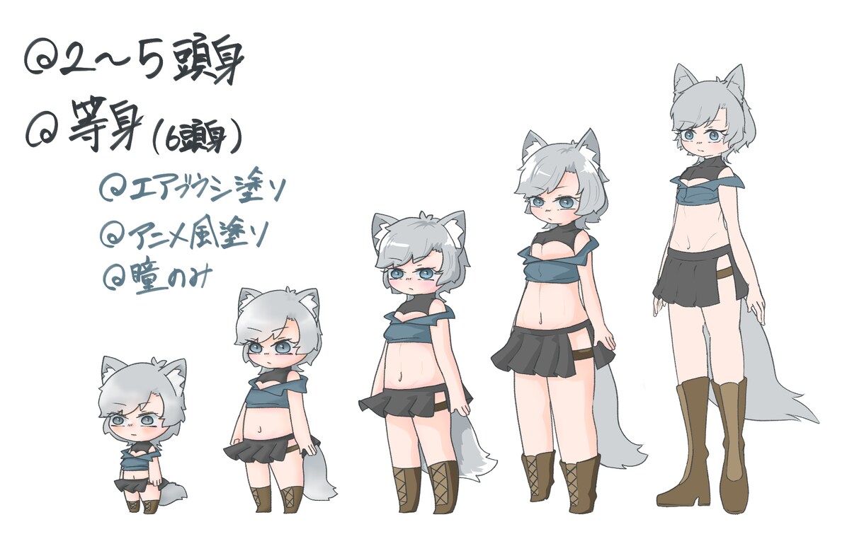 キャラ制作から立ち絵まで一括作成出来ます ステータス等を伺い、キャラの掘り下げや立ち絵を作成します。 イメージ2