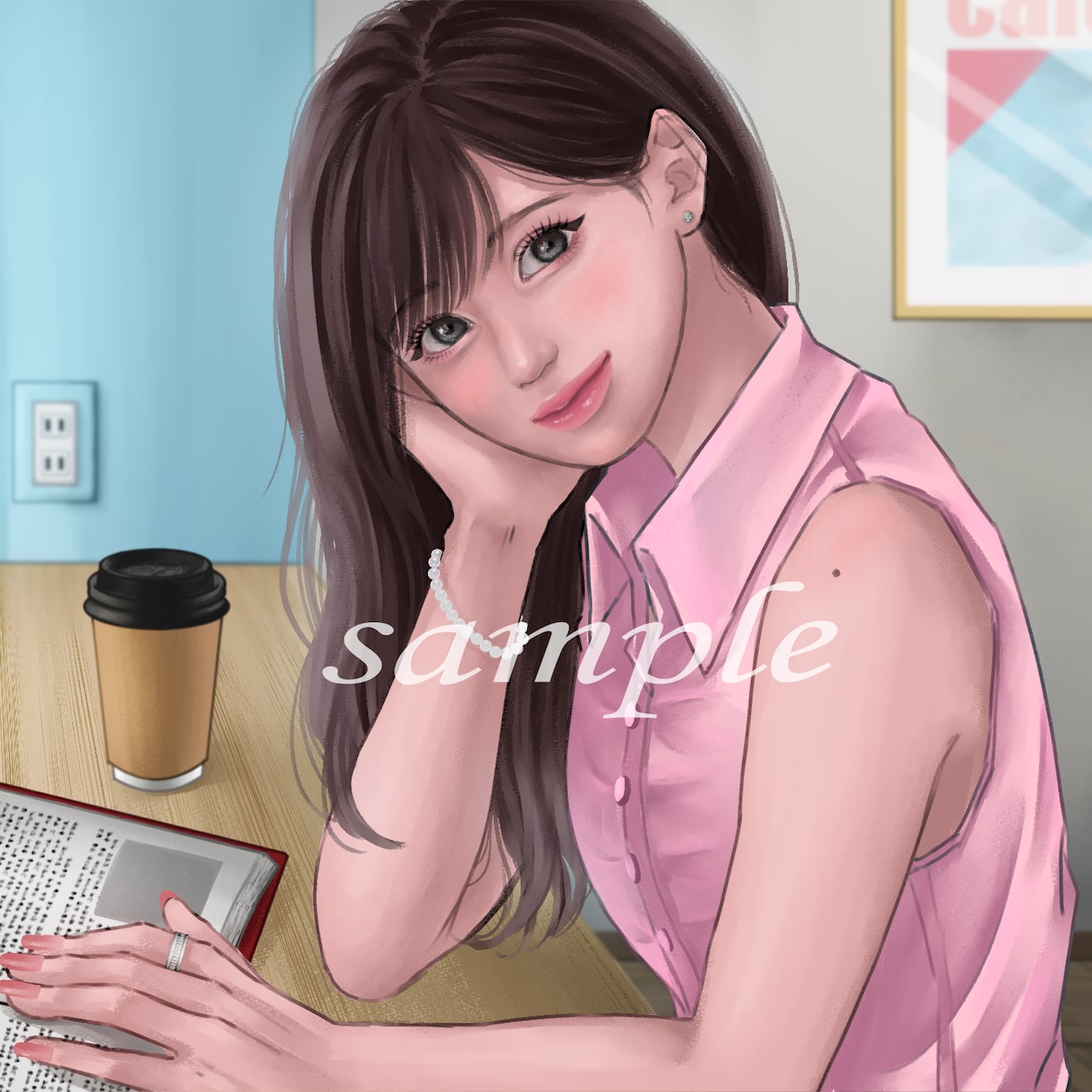 リアル寄りの可愛くて厚塗り感あるイラストを描きます SNS♥アイコン♥ヘッダー♥お気軽にご相談ください イメージ2
