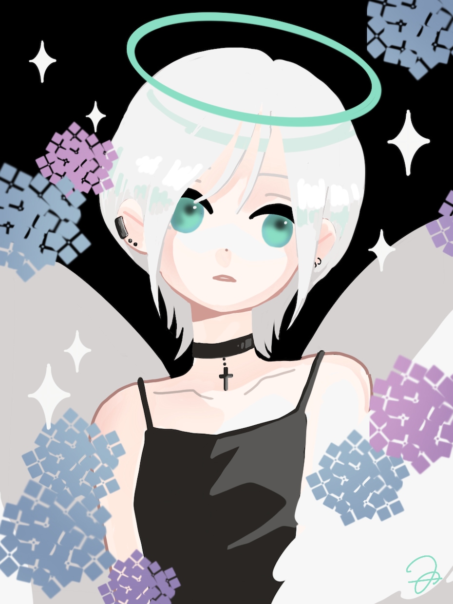 配信背景・サムネ・ヘッダー描きます オーダーメイドの各種イラストお描きします！ イメージ1