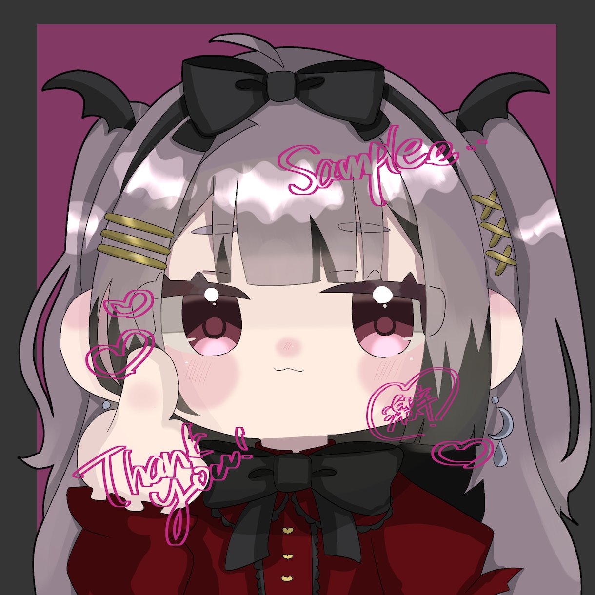 ゆるかわいいSDイラスト制作します 普段¥1500~のところ、一律¥1000でご依頼可能です！ イメージ3