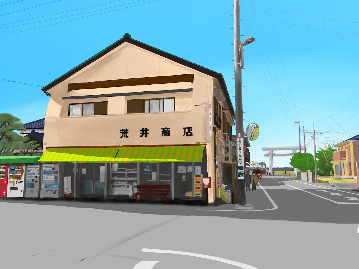 ポスター印刷可！マイホームや風景画描きます マイホーム、お気に入りの風景をポスター印刷でお届けします イメージ3