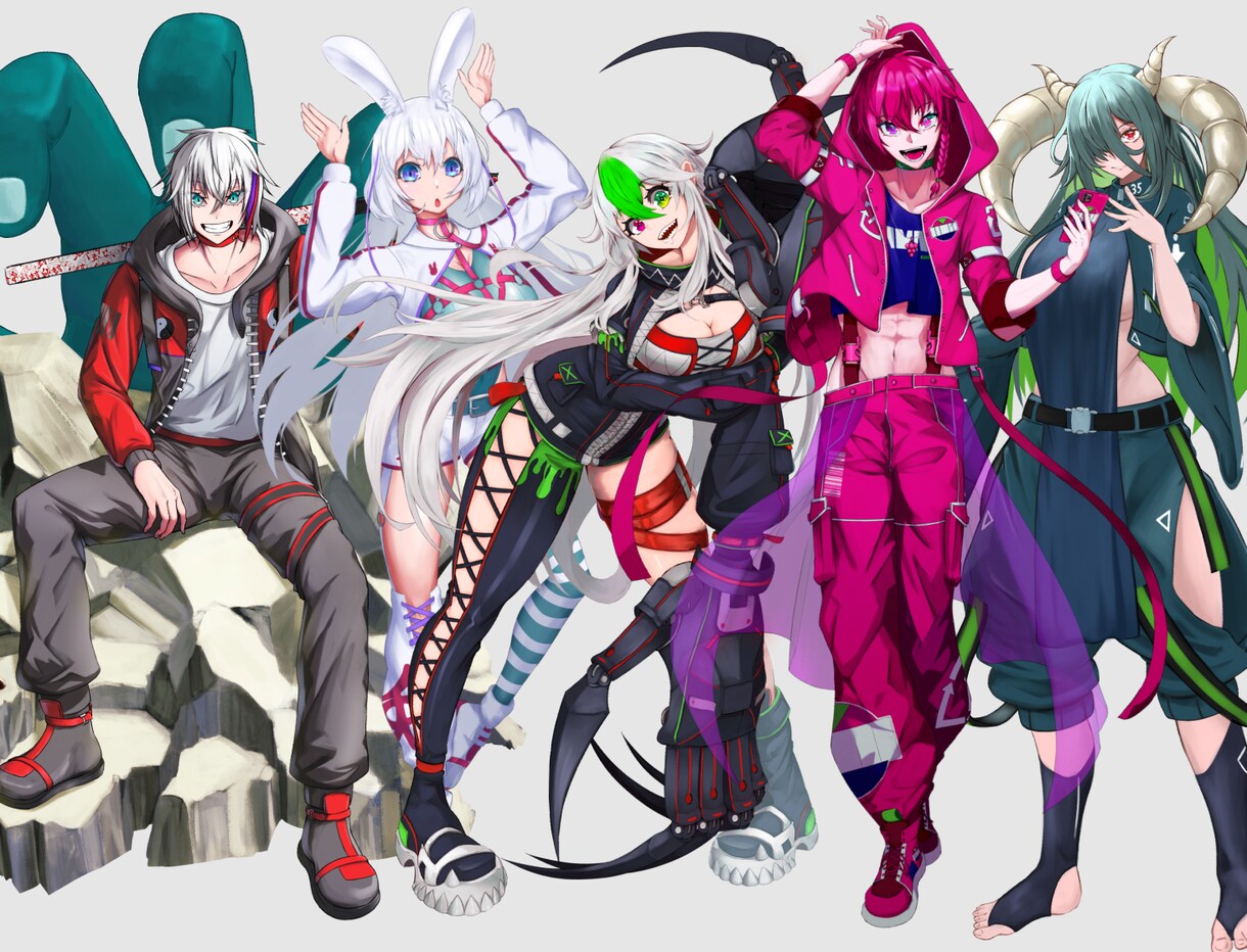 商用利用可・配信やTRPGで使える立ち絵描きます あなたが一番求めるキャラ作ります イメージ4