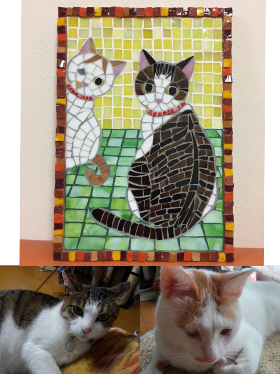 お気に入りをモザイクアートに作成いたします ♡可愛いペットを色褪せないモザイクアートに！ イメージ5