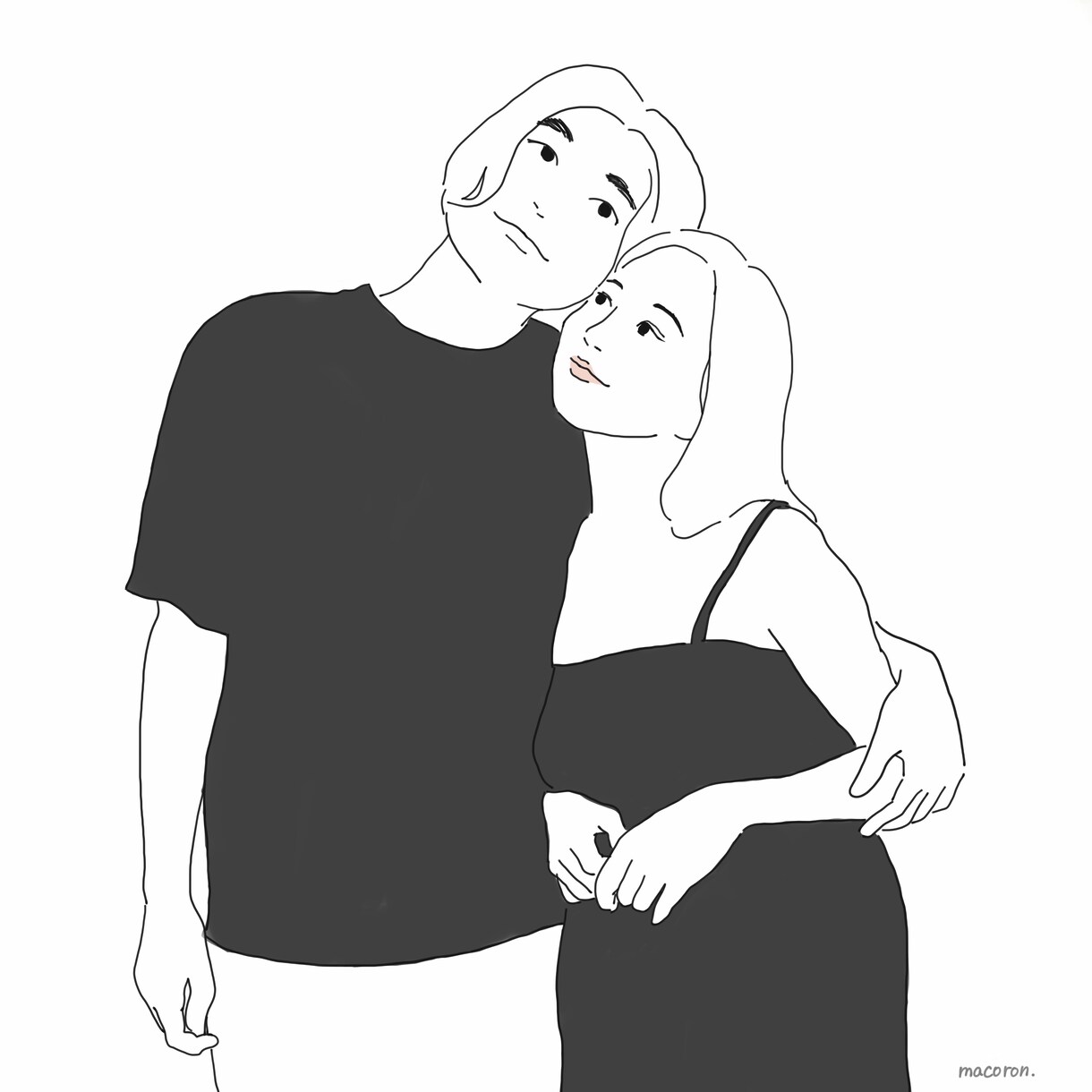 シンプルでおしゃれな似顔絵アイコン描きます アイコンだけでなく結婚式ウェルカムボード、ギフトや思い出にも イメージ7
