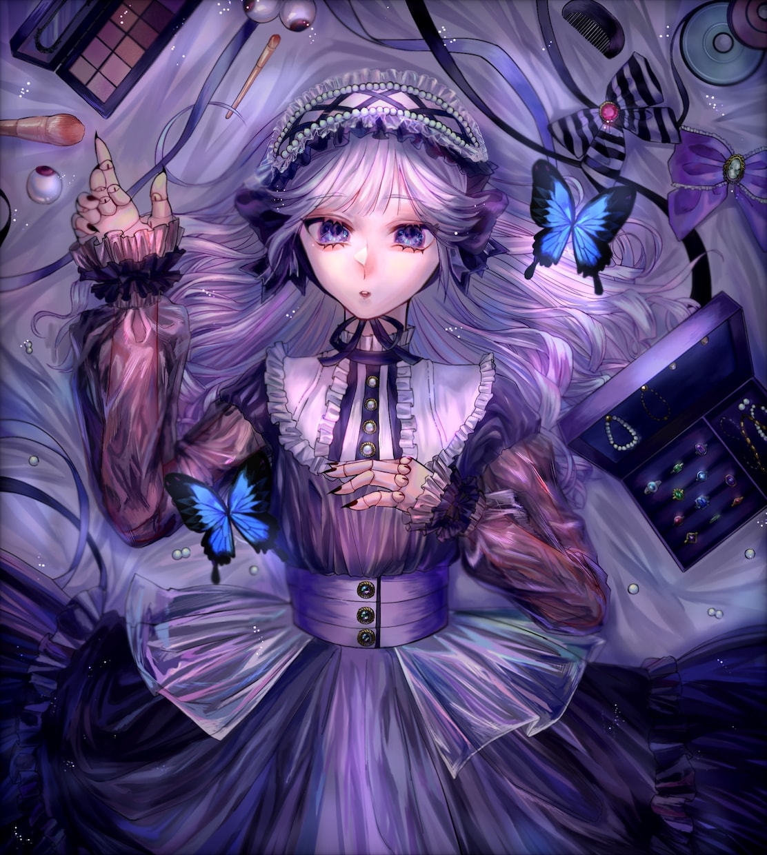 儚いイラスト描きます 世界観を重視した厚塗り風のイラスト制作 イメージ1