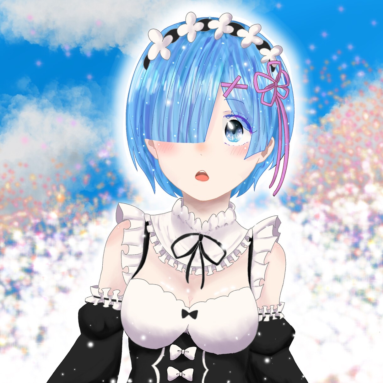 キラキラしたアイコンイラストを描きます キラキラしたアイコンでSNSを彩りませんか？ イメージ4