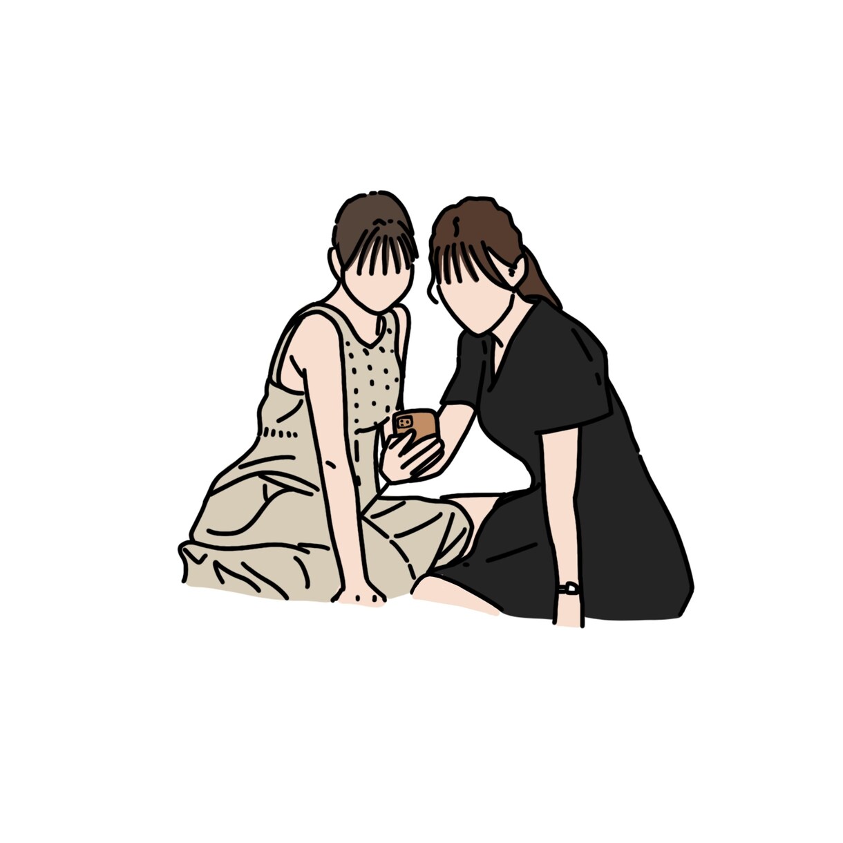 あなたの大切な写真をイラストで描き上げます シンプルなイラストでアイコン、プレゼントにも最適です イメージ4