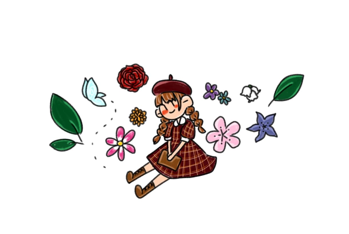 優しいタッチのイラスト描きます 優しいタッチで可愛い鉛筆のような可愛いキャラクター イメージ1