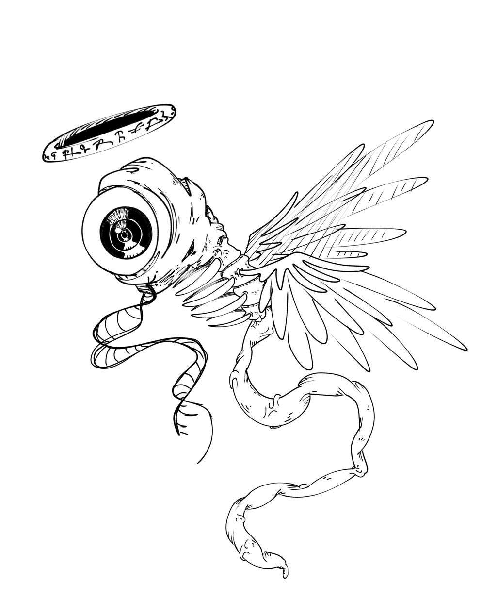 3つ3000円で異形系のラフデザイン案を描きます 一体一体個性的で唯一なキャラデザ案を制作します。 イメージ3