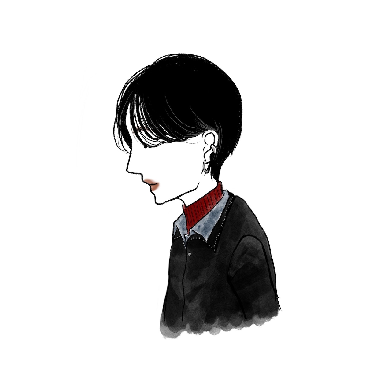 手書き風のお洒落なアイコン用イラスト描きます 自身の写真などをイラストにしてアイコンにしませんか？ イメージ5