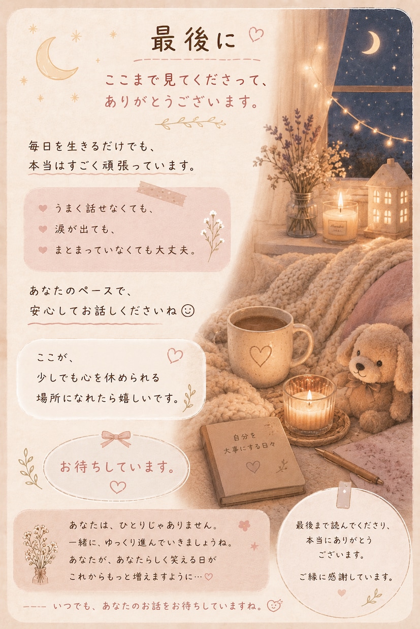 普通が苦しい・生きづらい方のお話聴きます 同じ生きづらさを経験しています。私に話してみませんか？ イメージ10
