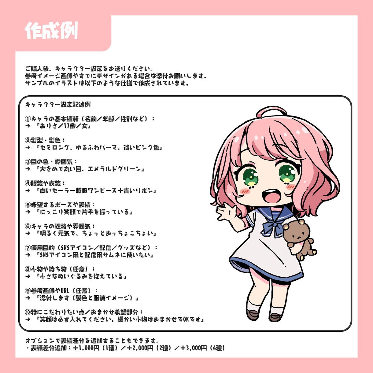 個人様・小規模活動向け！可愛いミニキャラ絵描きます 動画・配信・SNS・グッズ利用全部コミコミパック！！ イメージ3