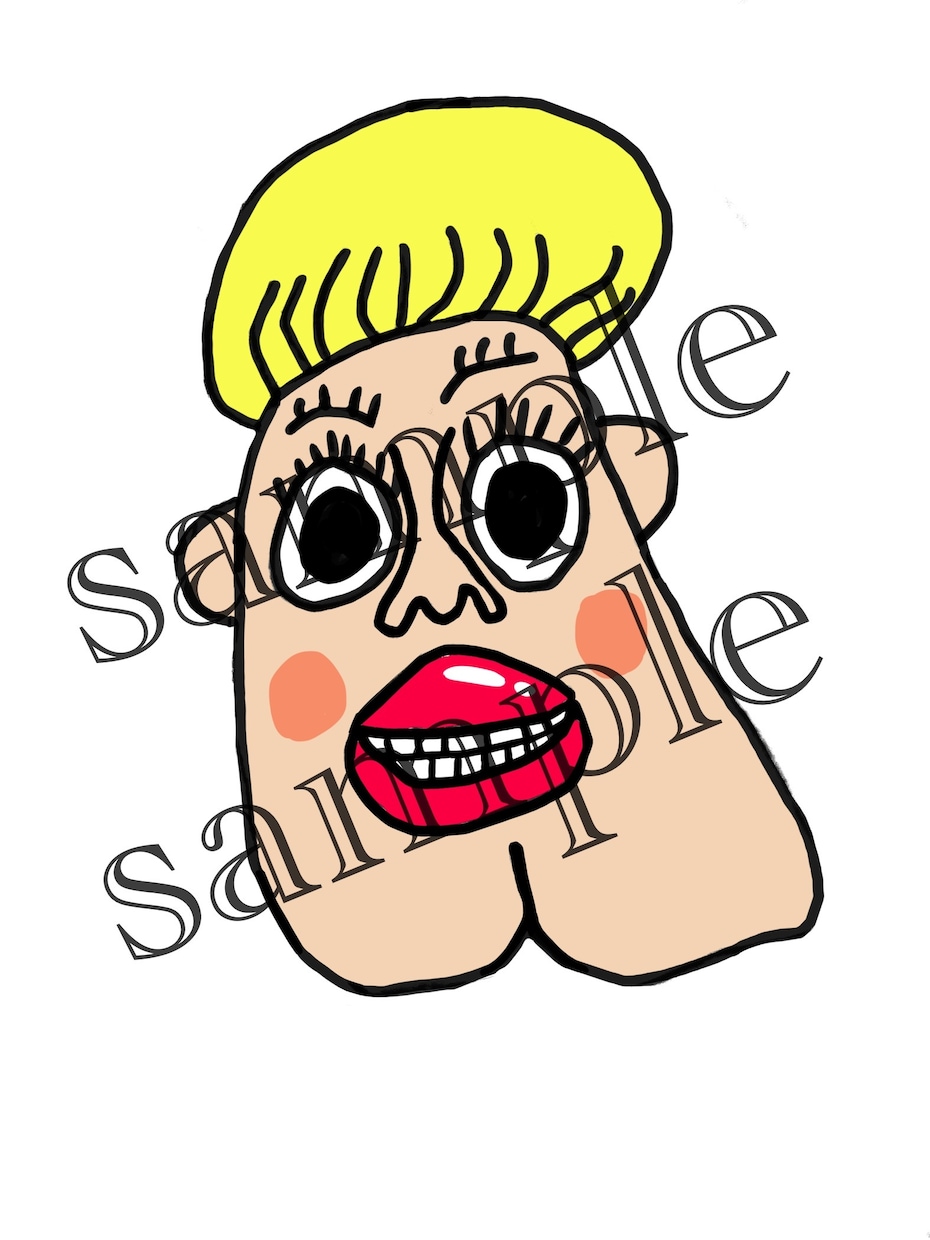 シュールなイラスト、スタンプ作ります シュールなイラスト(キモカワ)が得意です！気軽にどうぞ！ イメージ7