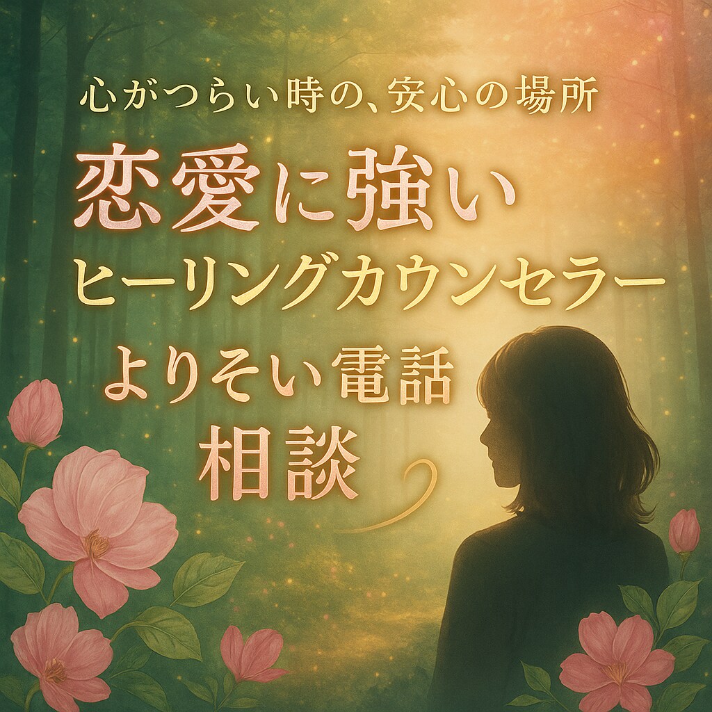 恋愛も日常の悩みもOKです｜心から応援します 愚痴でも弱音でも大歓迎｜心がふっと軽くなるヒーリング電話相談 イメージ3