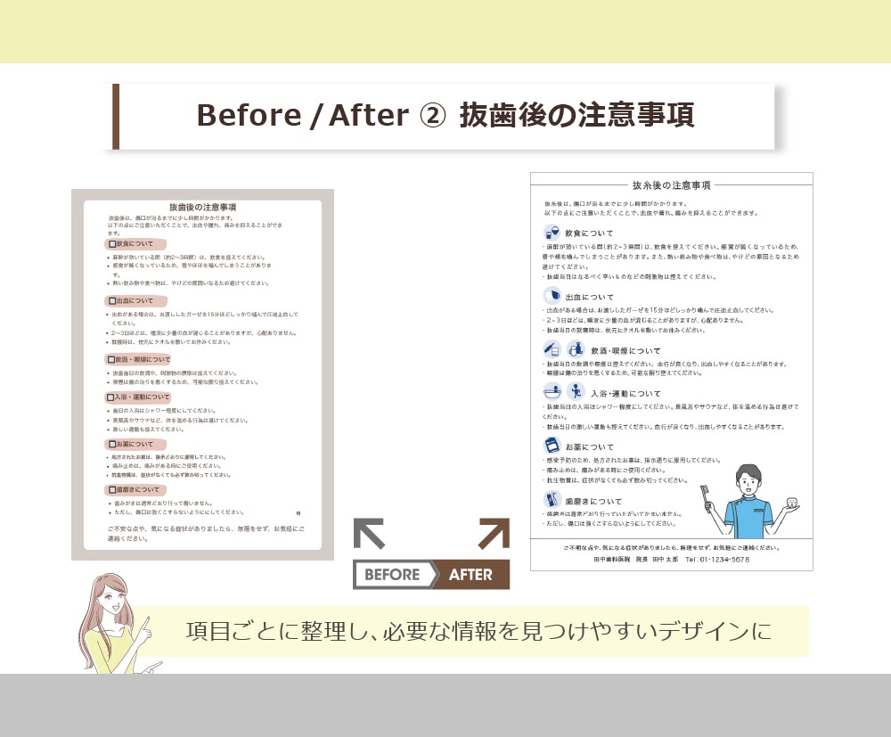 先着5名様限定!特別価格で院内資料を制作します 歯科勤務約15年。現場経験を活かして、伝わる院内資料を制作 イメージ4