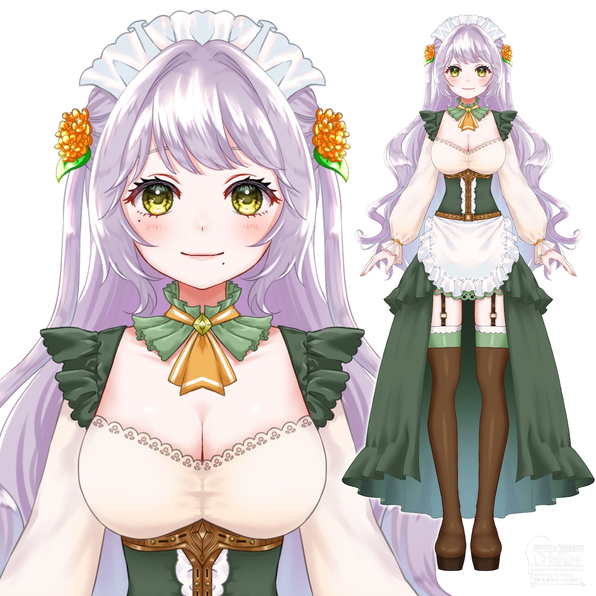 Live2Dモデル制作いたします 商用利用込み/修正無制限/キャラデザ～パーツ分けまで可能！ イメージ2