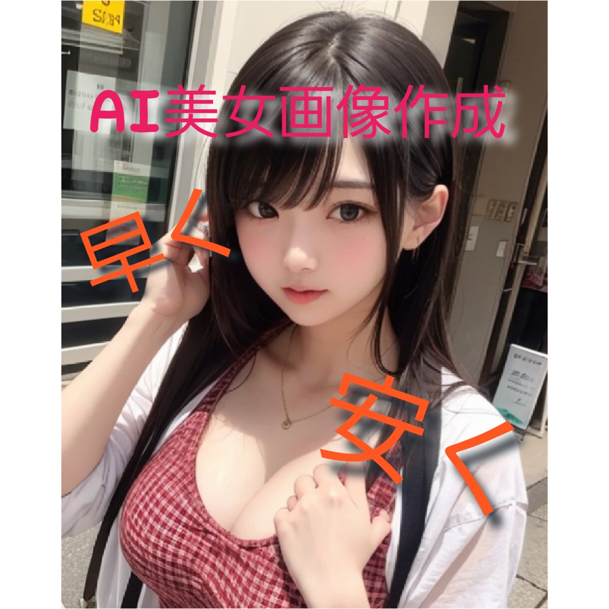 本物！？リアルAI美女画像を作成いたします AI美女画像はイメージUP等、様々な場面でご使用できます。 イメージ1