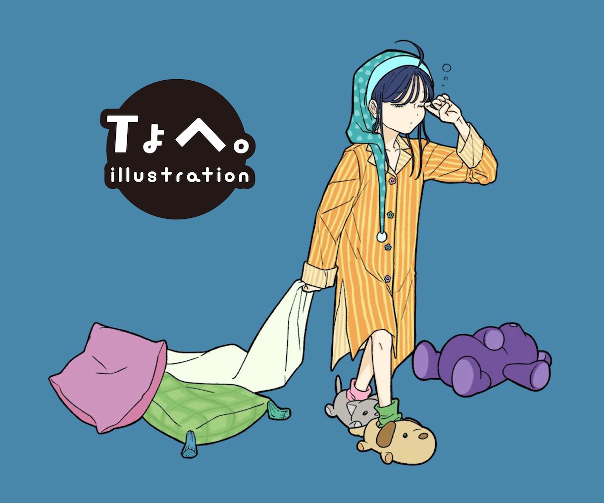 ポップでキュートなイラスト作成します どんなご依頼でもお気軽にご相談ください イメージ1