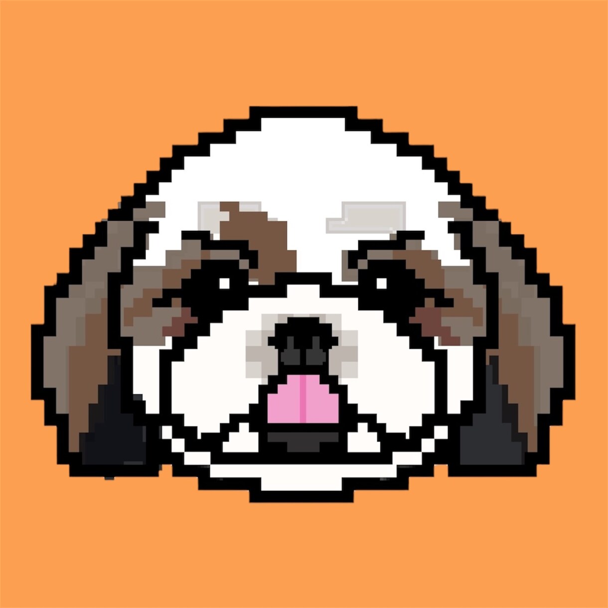 愛犬をドット絵でお描きします 犬好きの方はぜひっ！アイコンやグッズに！ イメージ5