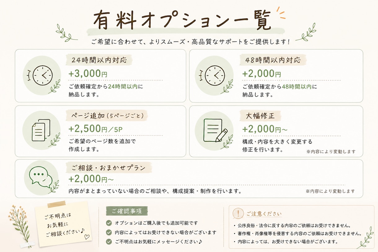 伝わる資料を意識し、目的に合わせて作成いたします 見やすく伝わる資料づくりをサポートします イメージ3