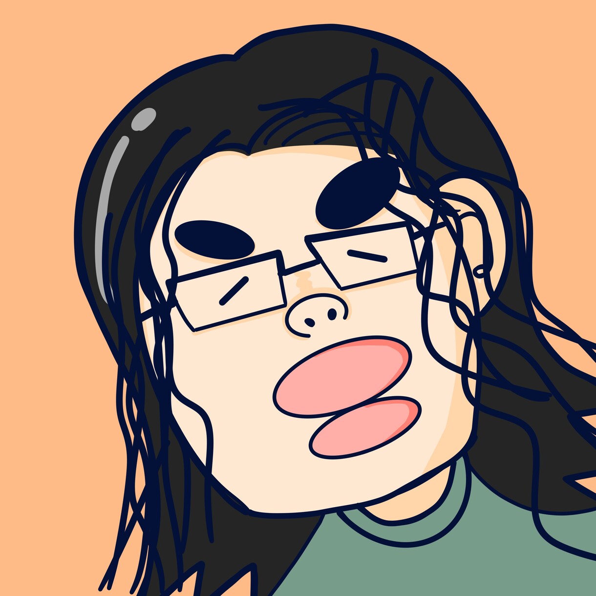 ほんわか！ゆるくてポップな似顔絵描きます SNSのアイコンや友達同僚へのプレゼントに！！ イメージ8