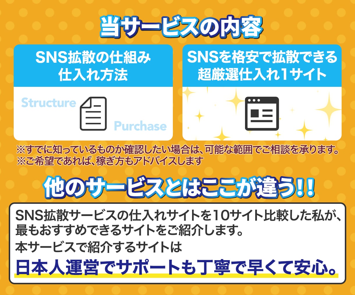 SNS拡散サービスの超厳選仕入先＆仕組みを教えます インスタ/YouTube/Twitter/TikTok/副業 イメージ2