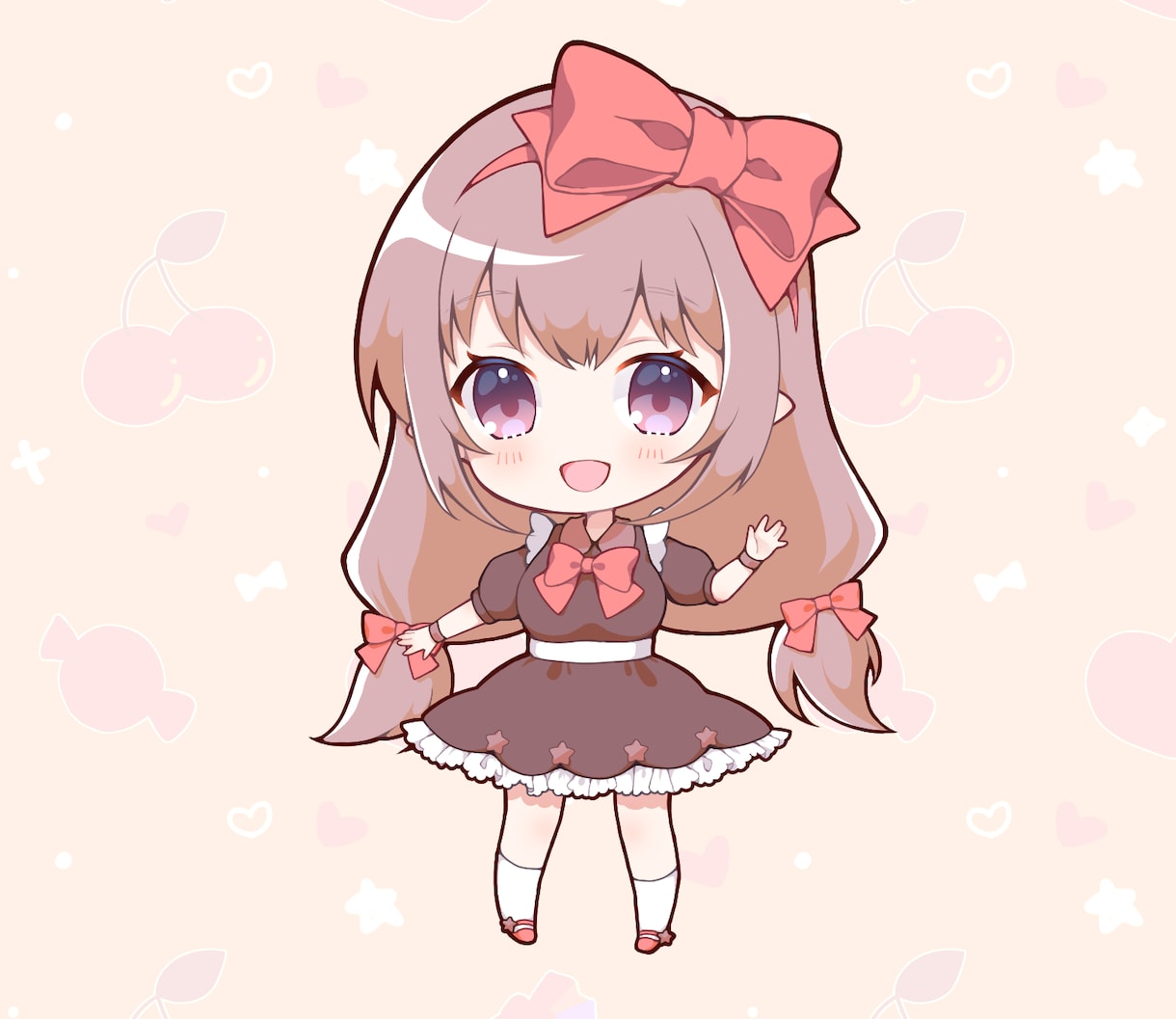 お試し価格＊可愛いデフォルメイラストを描きます 【グッズなどに最適！可愛いデフォルメイラストを作成します！】 イメージ2