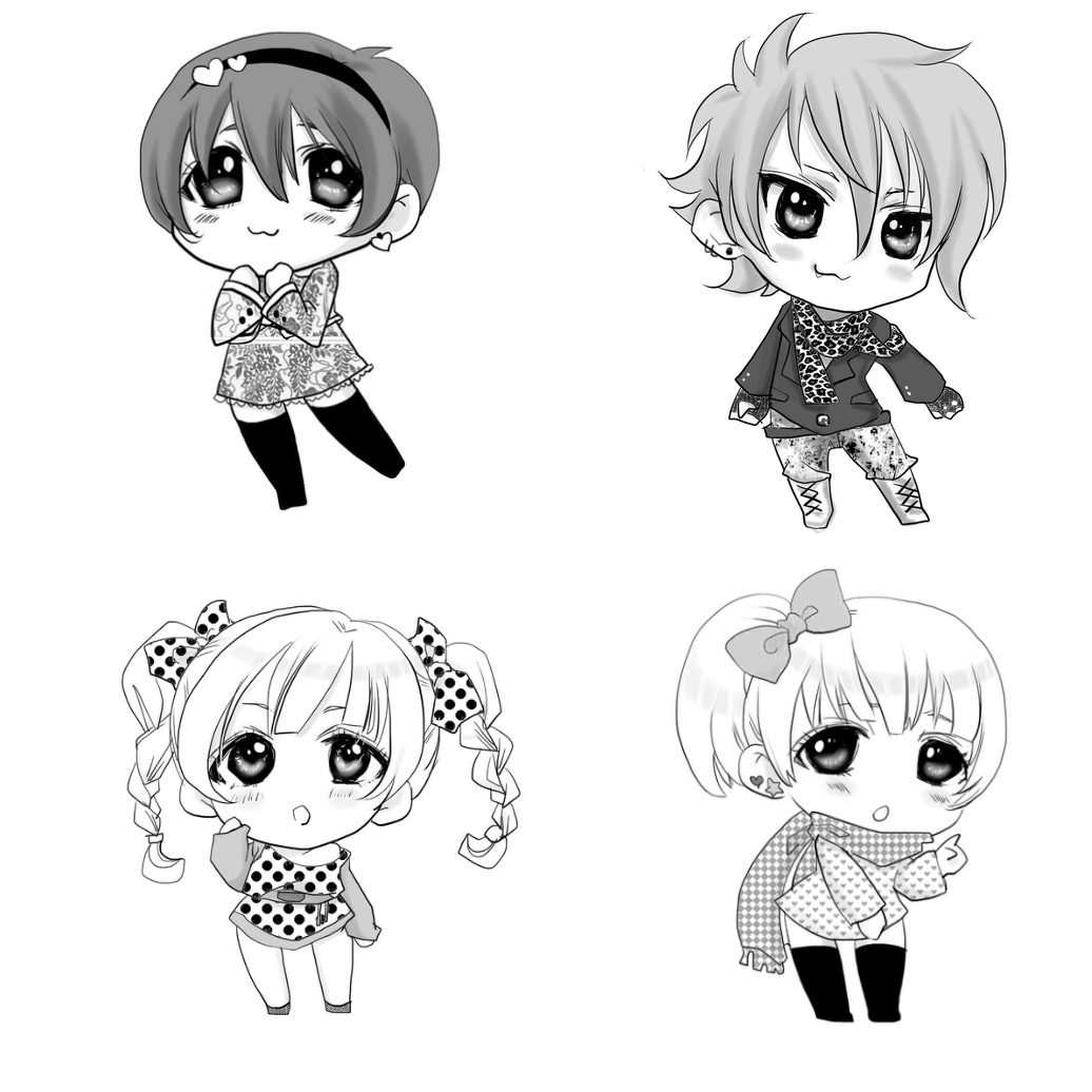 デフォルメ・ちびキャラ描かせて頂きたく思います SNS等に気軽に使えるミニキャライラストいかがですか(^^) イメージ2