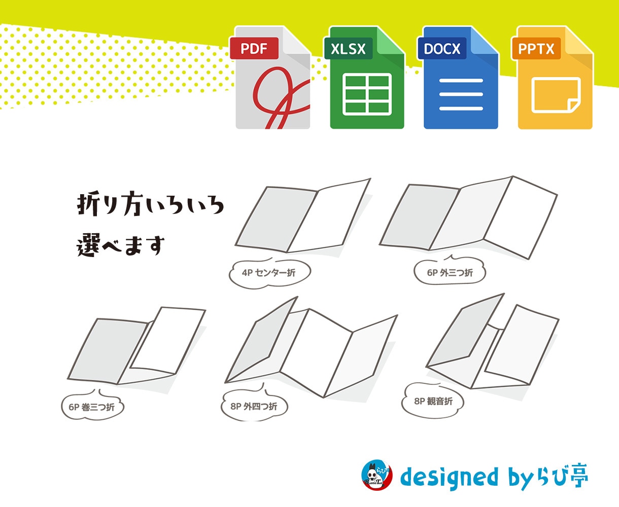 自由に編集できるリーフレット入稿データを制作します 『伝えたい人に読みやすい』リーフレットに仕上げます イメージ2