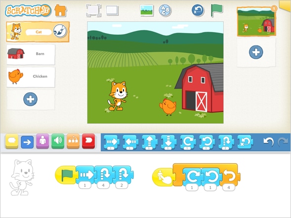 こどもScratchJrプログラミング教えます 幼児向け、ScratchJrでかんたんプログラミング！ イメージ2
