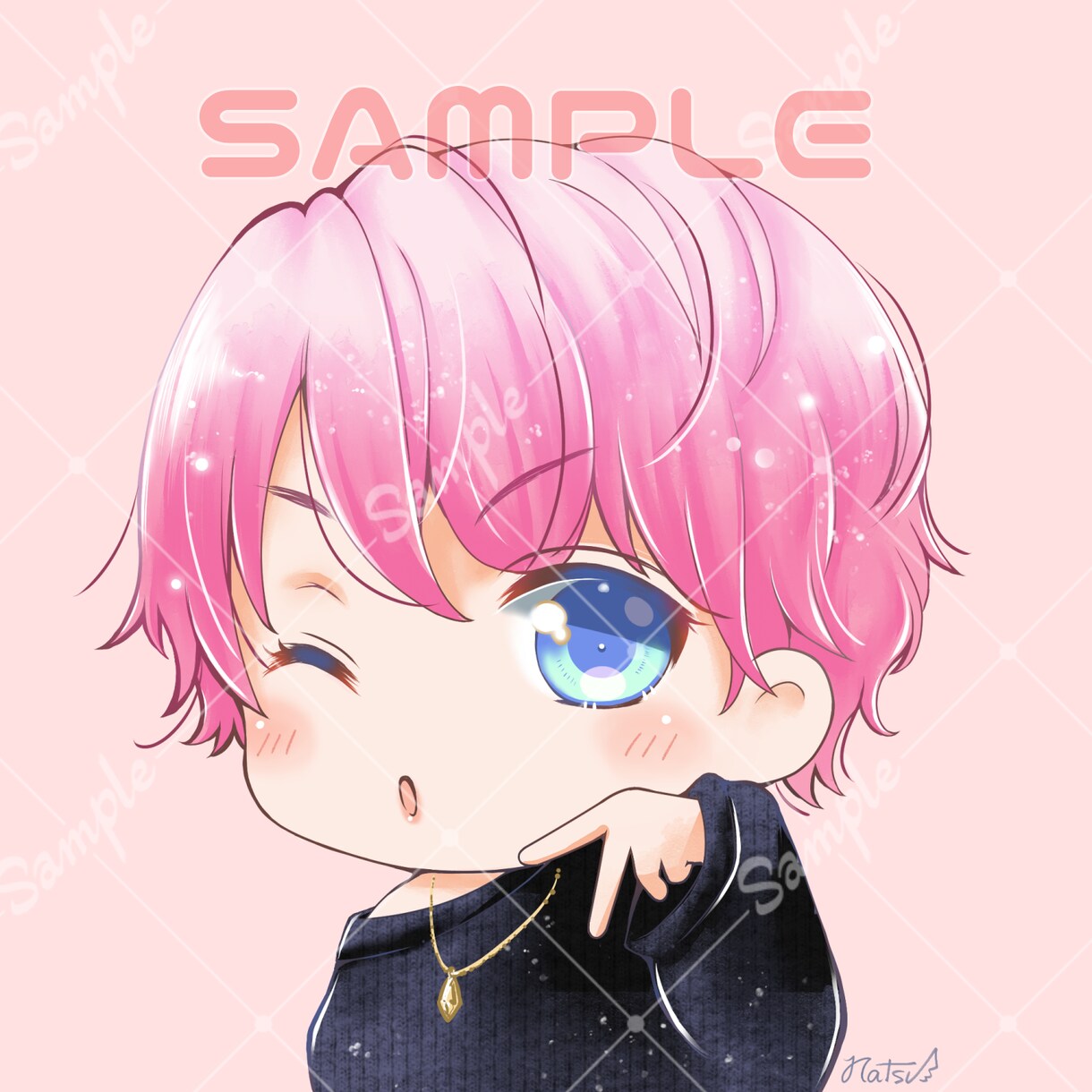 デフォルメキャラ風アイコン制作します リクエストを元にあなただけのデフォルメキャラ風のイラストを！ イメージ3