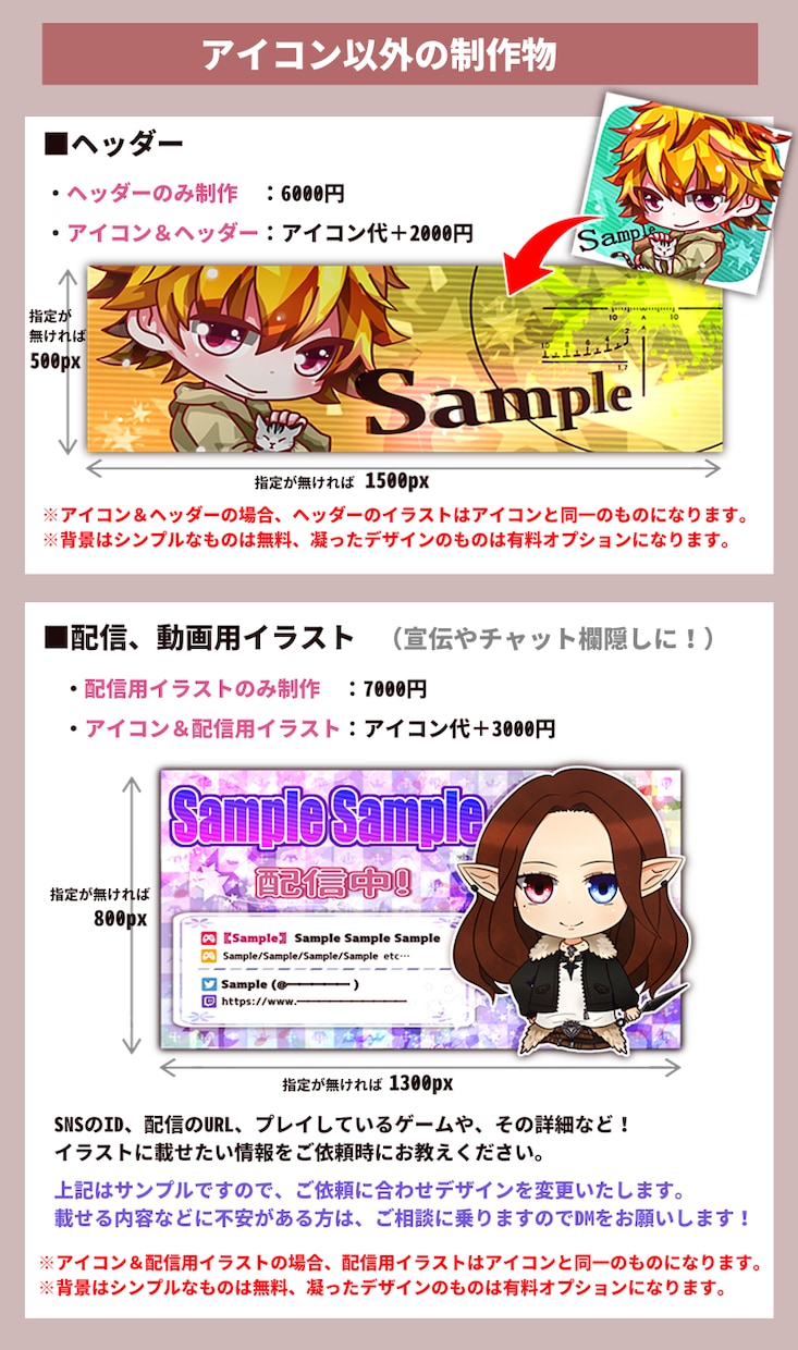 可愛いデフォルメのアイコン・イラストお描きします 目立つちびキャラ制作☆ゲーム好き&配信者さん必見！ イメージ5