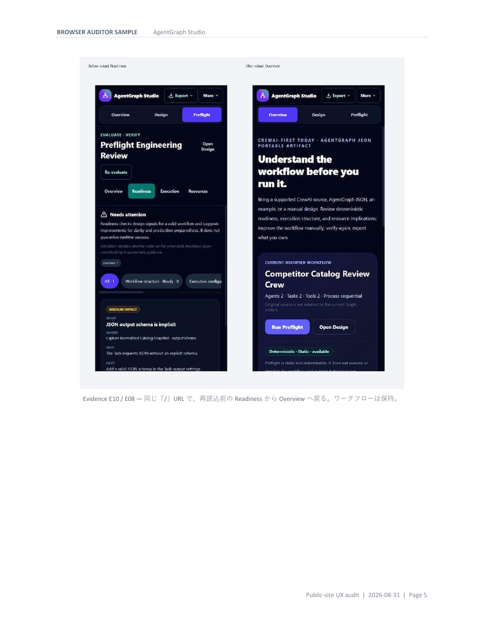 Webサイトを実際に操作してUX診断します 公開前の不安を証拠画像と優先度付きで可視化 イメージ4