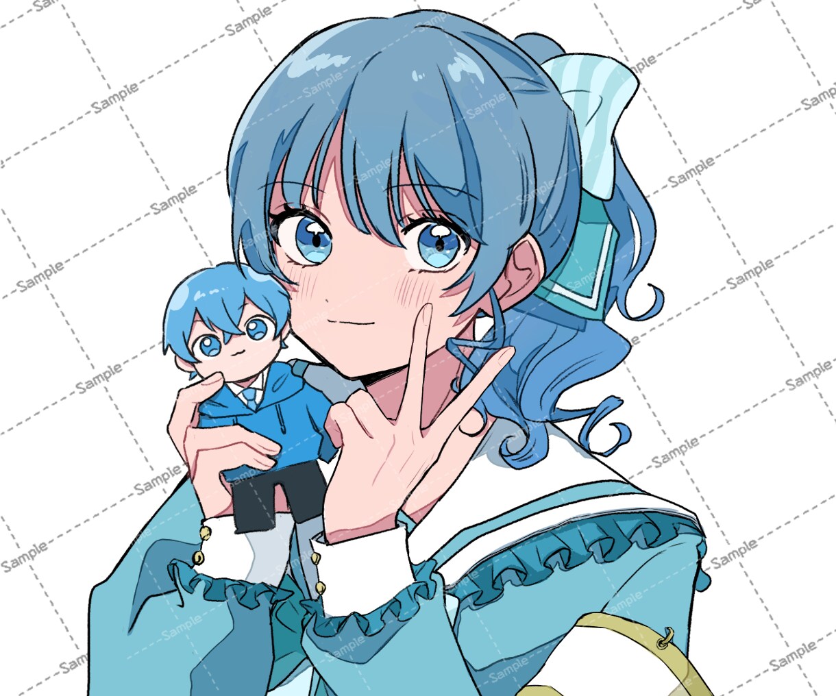 可愛いイラスト/アイコンを制作いたします アニメ塗りイラスト描きます！アイコンや立ち絵にどうぞ イメージ2