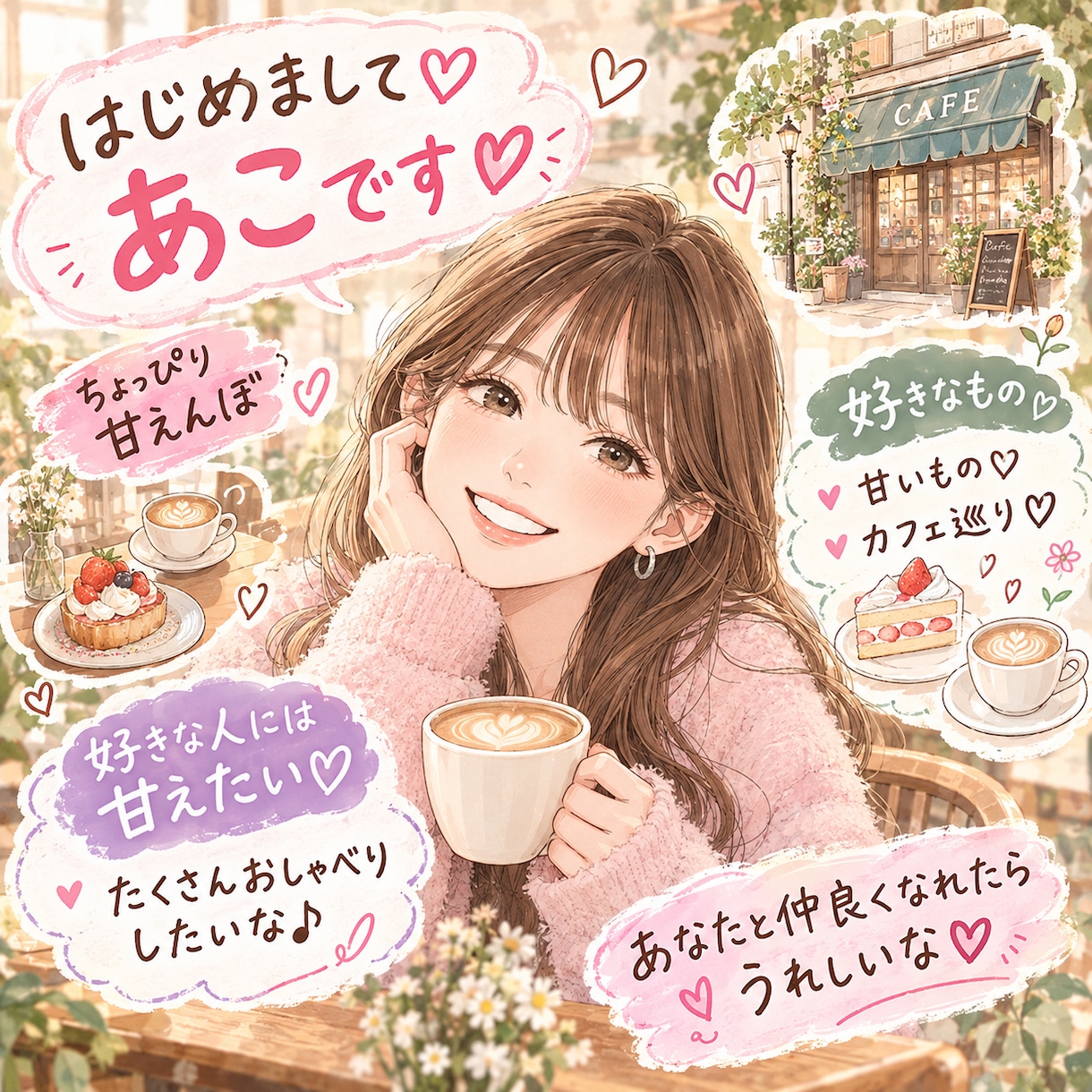 彼女気分で♡1日甘々メッセージします お試し価格500円！1日恋人気分でチャットしませんか？ イメージ2