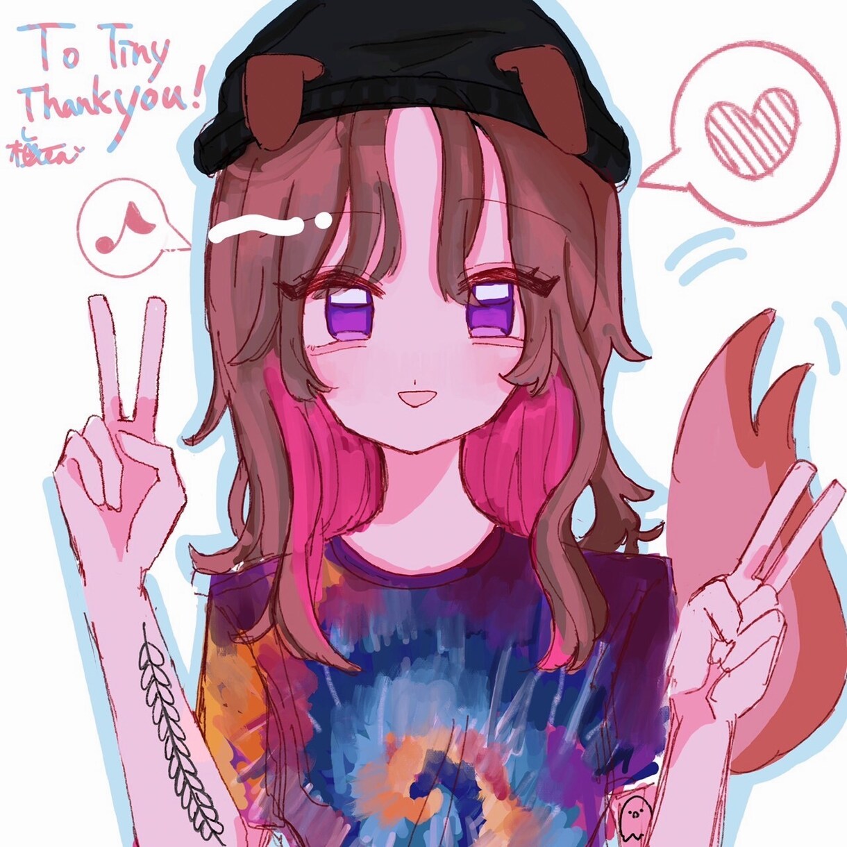 イラストをお描きします 可愛い女の子のバストアップイラストをお描き致します イメージ1