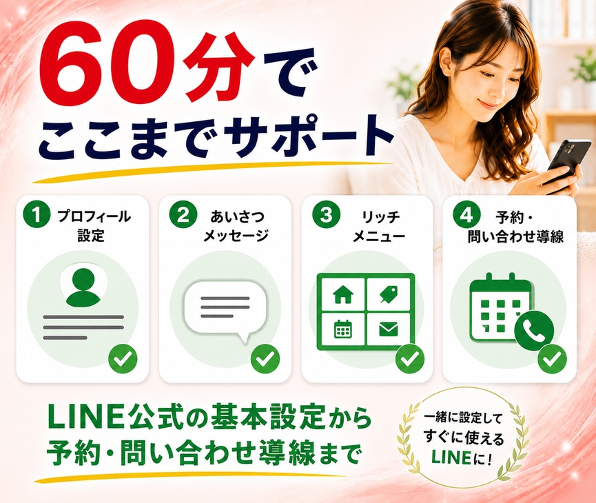 思わずタップ、その一押しが新しい予約へつながります リッチメニューとGoogleフォームで予約しやすいLINEへ イメージ2