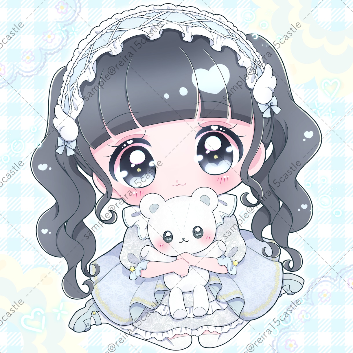 ゆめかわ♡ミニキャライラスト制作します 使いやすい可愛いファンシーなSDキャライラストを制作します！ イメージ2