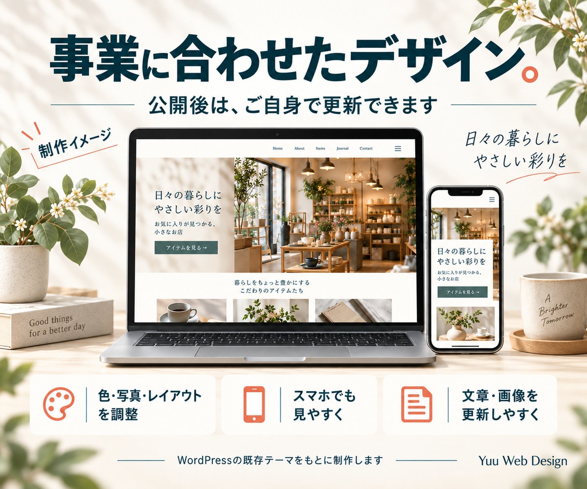 検索・AIを意識したホームページを制作します 小さな事業・お店の魅力が伝わる、はじめてのHP制作 イメージ5