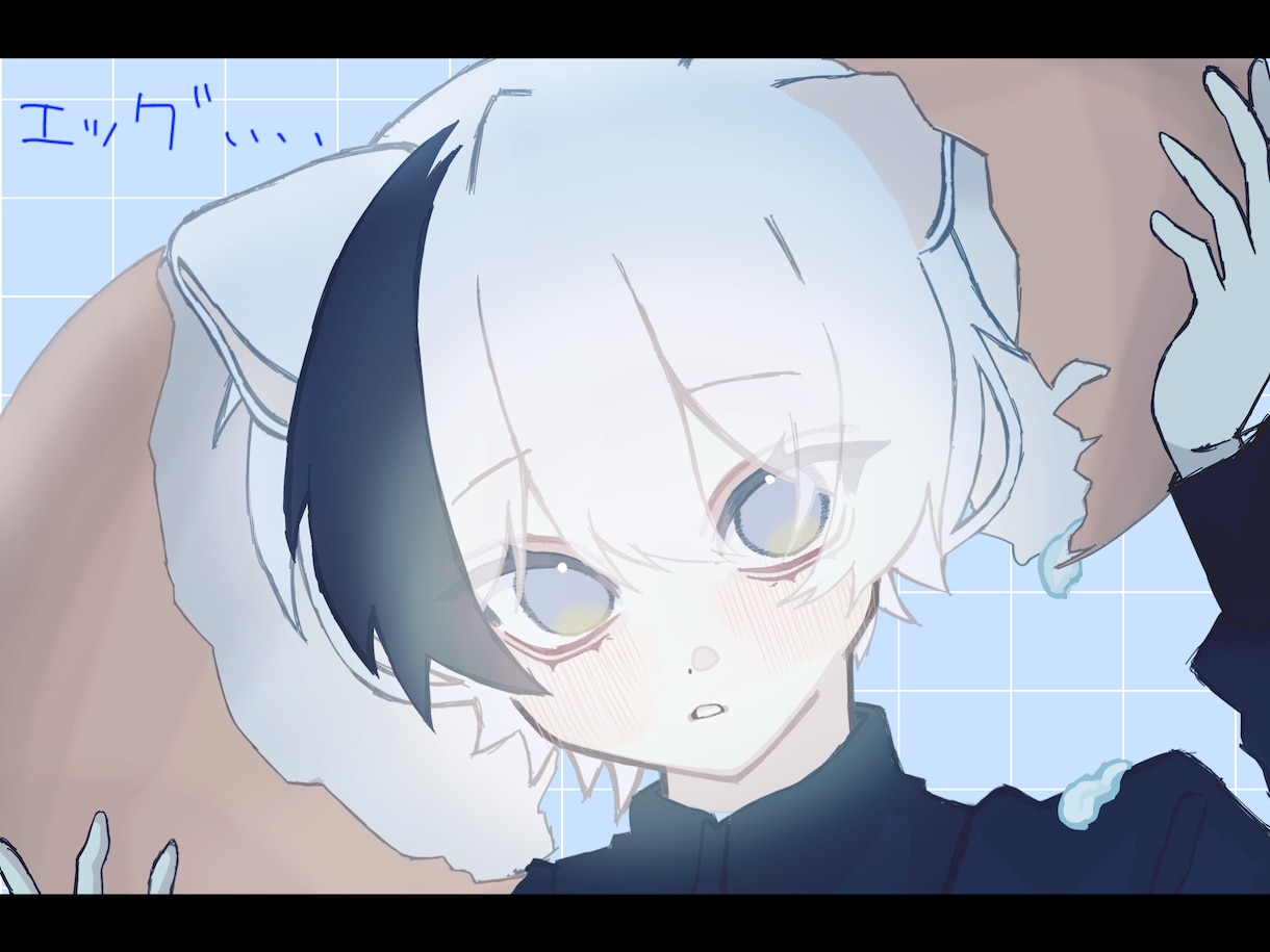 イラスト描きます 男の子・女の子の個性的な表情、儚げなイラストが得意です！ イメージ1