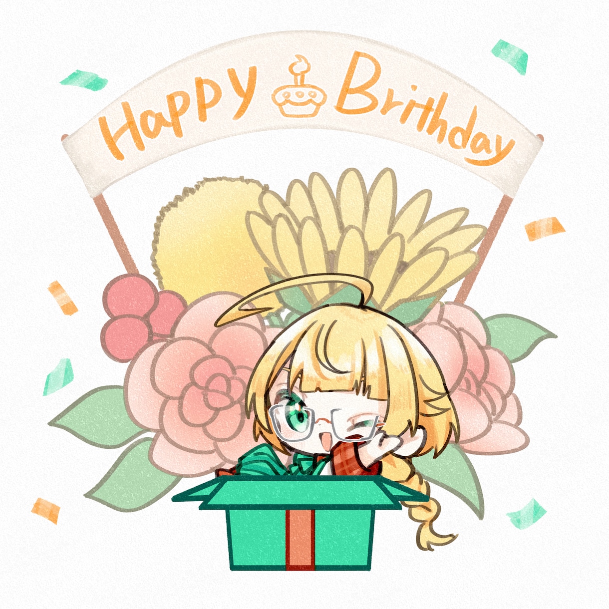 ちっちゃな癒し系SDイラスト制作します ステッカーやグッズ用に使えます。 イメージ3